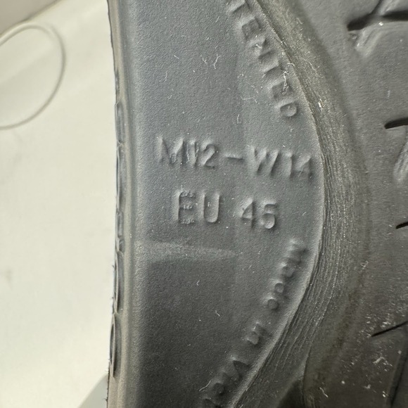 OOFOS Sandals Mens Size 12 Womens 14 Ooahh Black Recovery Comfort Slip On‎ - Picture 7 of 9